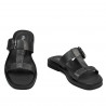 Sandale dama 5091 negru metalizat