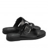 Sandale dama 5091 negru metalizat