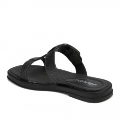 Sandale dama 5091 negru metalizat