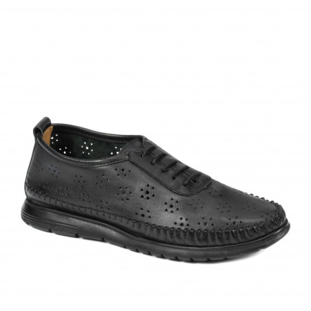 Női mokaszin 6061 fekete