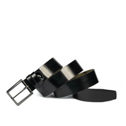 Curea barbati 68b negru florantic