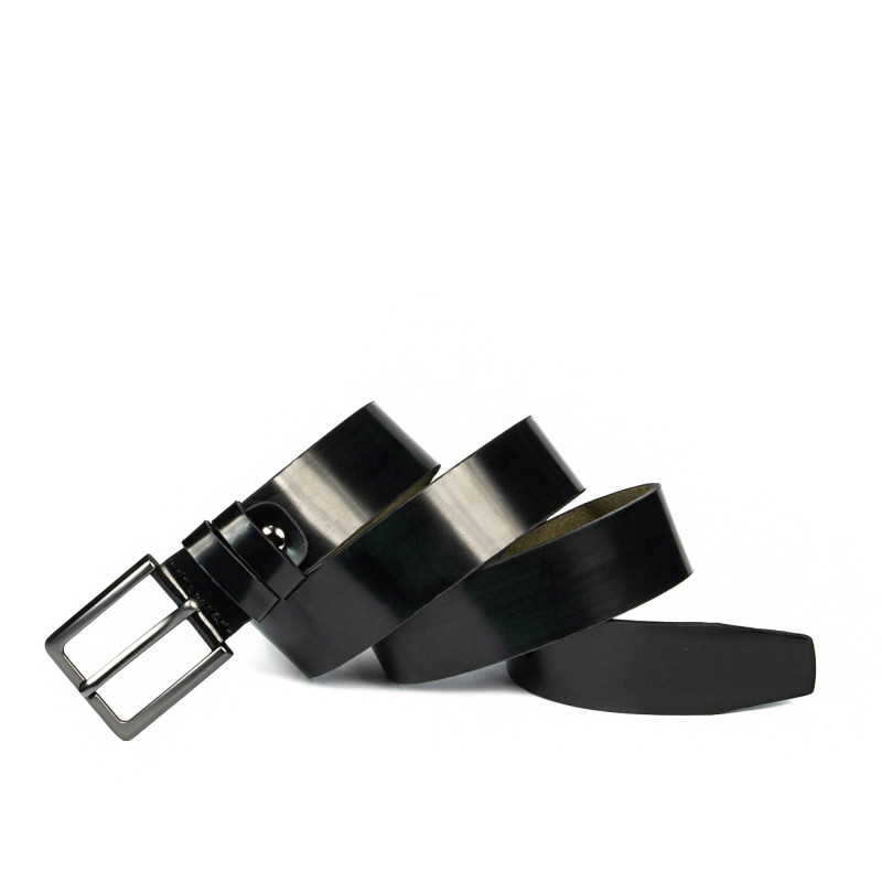 Curea barbati 68b negru florantic