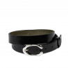 Curea dama 35m negru florantic
