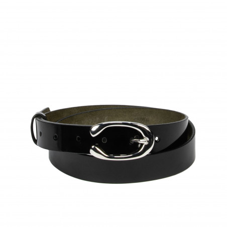 Curea dama 35m negru florantic