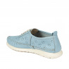 Mocasini dama 6061 bleu