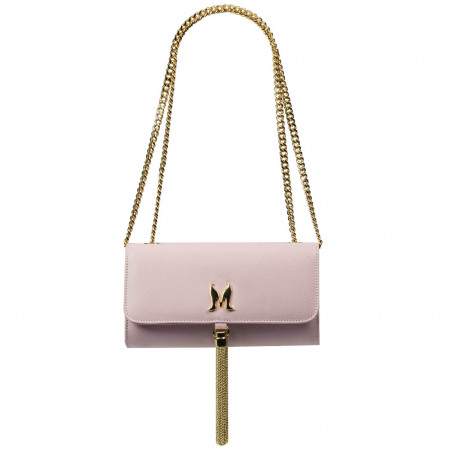 Női váll táska 008g rózsaszín lila kaviár