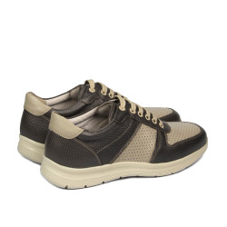 Tini sportcipők 384 khaki kombinált