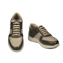 Tini sportcipők 384 khaki kombinált