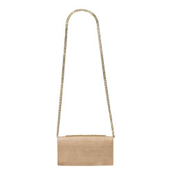 Geanta dama de umar 008g croco bej