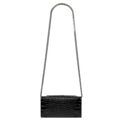Geanta dama de umar 008g croco lac negru