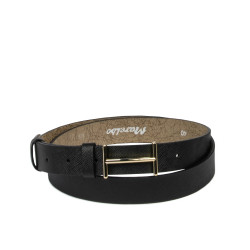 Curea dama 40m negru presat