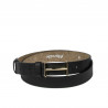 Curea dama 40m negru presat