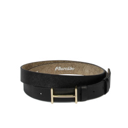 Curea dama 40m negru presat