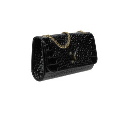 Geanta dama de umar 012g croco lac negru