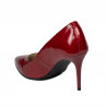 Pantofi eleganti dama 1293 lac rosu sidef