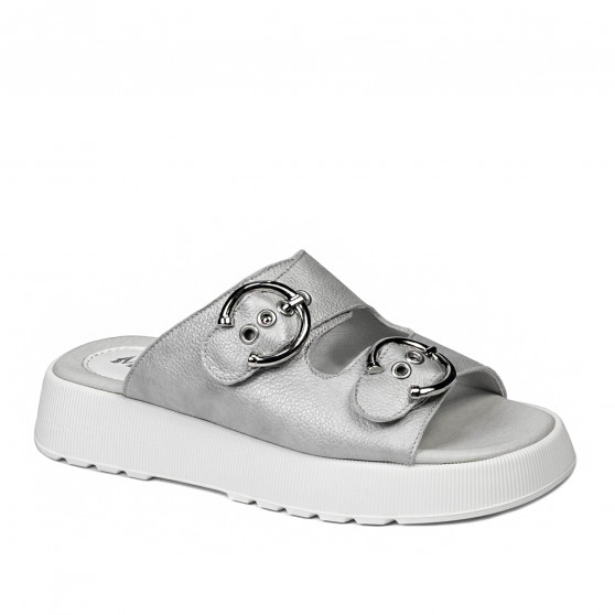 Sandale dama 5084-1 argintiu sidef