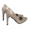 Pantofi eleganti dama 1276 lac capucino