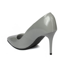 Pantofi eleganti dama 1293 lac gri