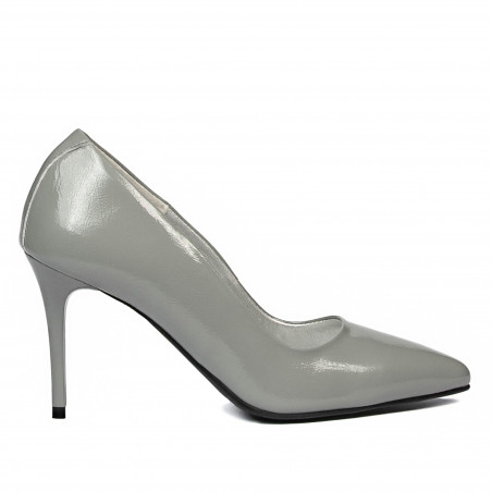 Pantofi eleganti dama 1293 lac gri