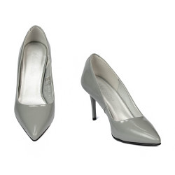 Pantofi eleganti dama 1293 lac gri