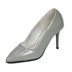 Pantofi eleganti dama 1293 lac gri