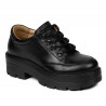 Pantofi casual dama 6064 negru combinat