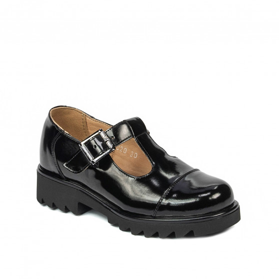 Pantofi copii 2020 negru florantic Pantofi copii 2020 negru florantic