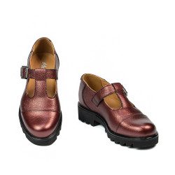 Pantofi copii 2020 bordo sidef
