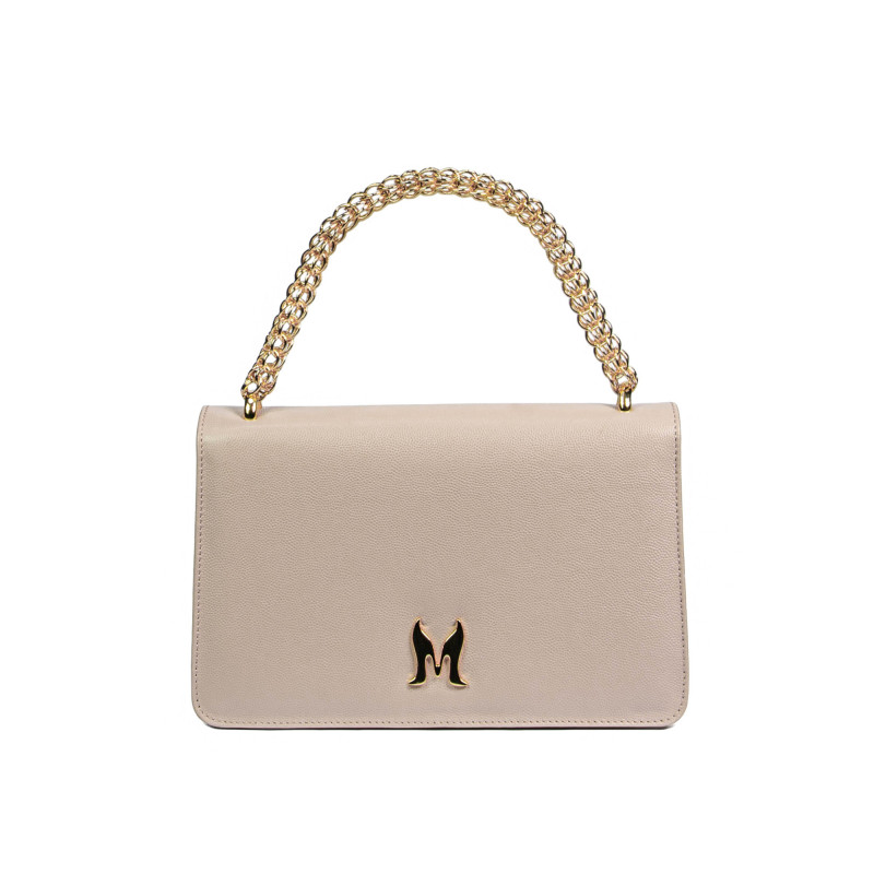 Női válltáska 010g beige kaviár
