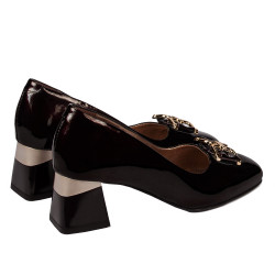 Pantofi eleganti dama 1298 lac bordo