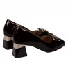 Pantofi eleganti dama 1298 lac bordo