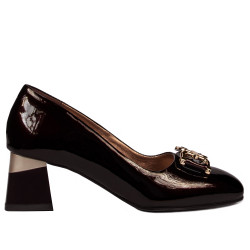 Pantofi eleganti dama 1298 lac bordo