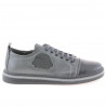 Pantofi sport adolescenti 392 negru+gri