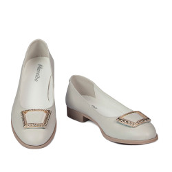 Balerini dama 6062 alb fildes