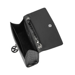 Geanta dama de umar 013g 01 croco negru