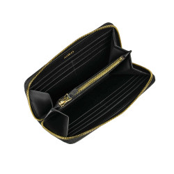 Portofel dama 200g negru safiano