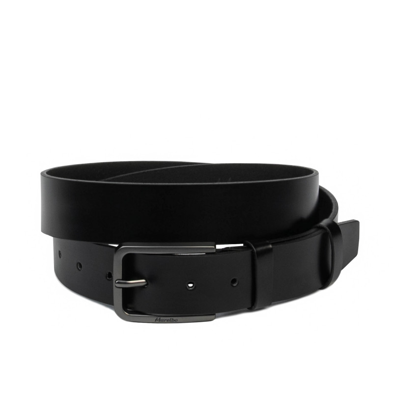 Curea barbati 65b negru lucios