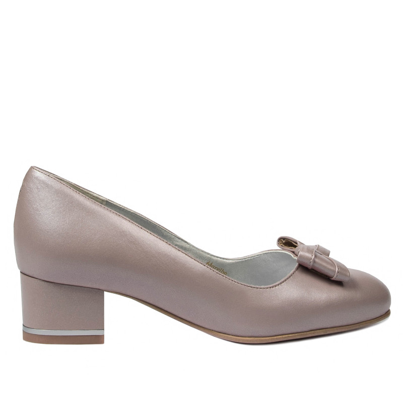Pantofi eleganti dama 1270-1 capucino sidef