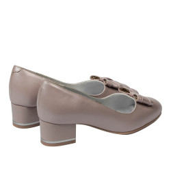 Pantofi eleganti dama 1270-1 capucino sidef