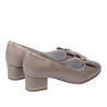 Pantofi eleganti dama 1270-1 capucino sidef