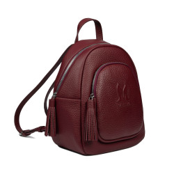 Női hátizsák 300g 01 biz burgundi