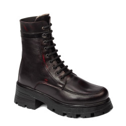 Női csizma 3386 vegyes bordo