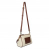 Geanta dama de umar 016g bej latte combinat