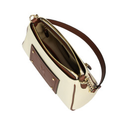 Geanta dama de umar 016g bej latte combinat