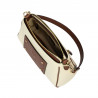 Geanta dama de umar 016g bej latte combinat