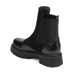 Ghete dama 3390 negru combinat