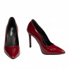 Pantofi eleganti dama 1299 lac rosu