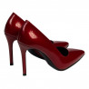 Pantofi eleganti dama 1299 lac rosu
