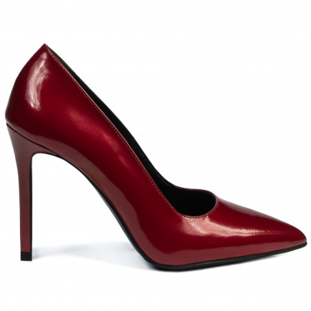 Pantofi eleganti dama 1299 lac rosu