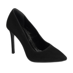 Pantofi eleganti dama 1299 negru antilopa